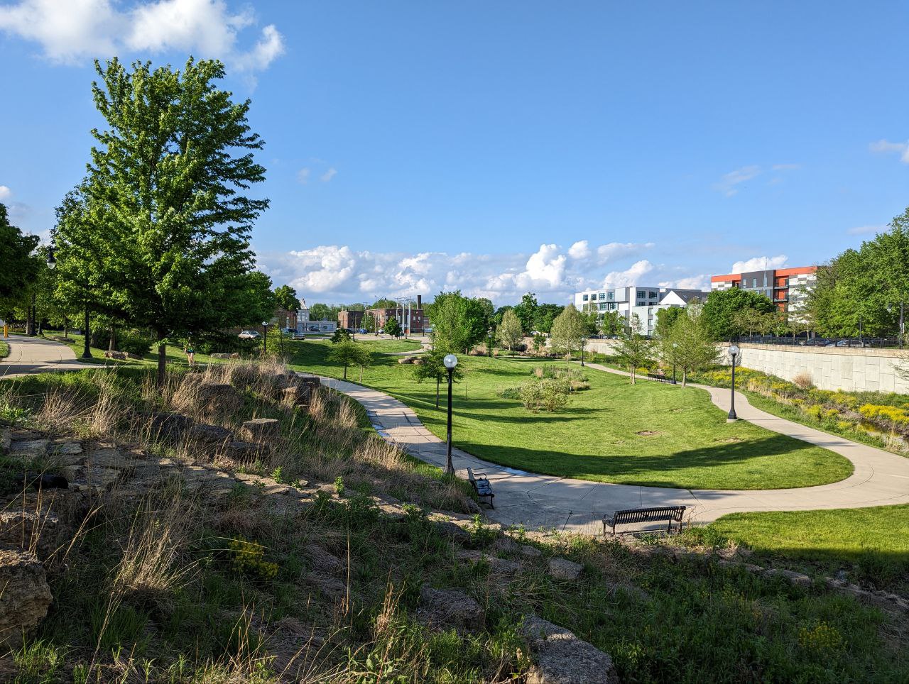 Park near the apartment